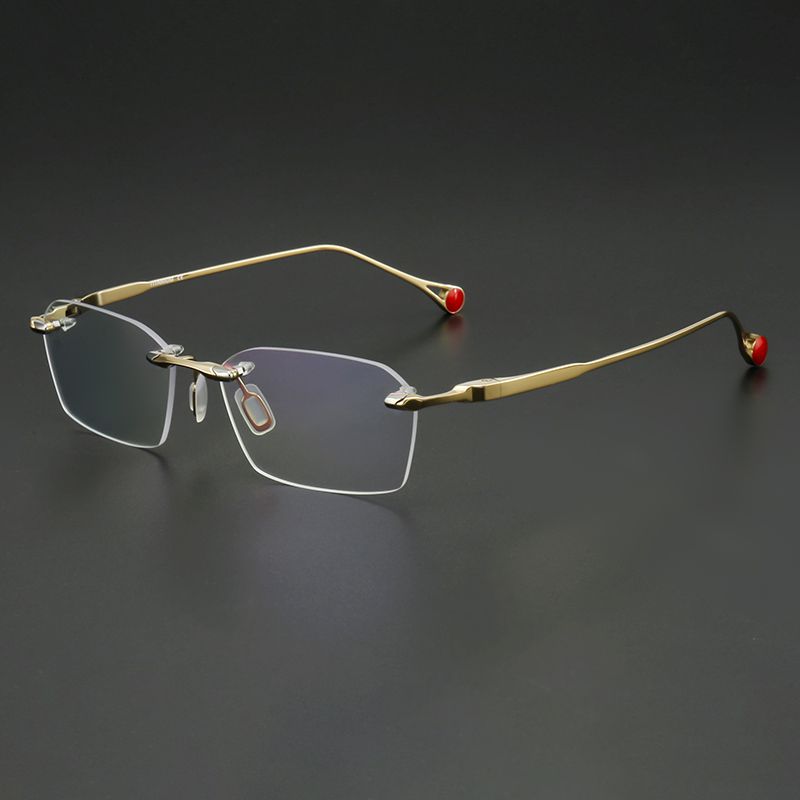 纯钛无框 镜片宽55 型号307