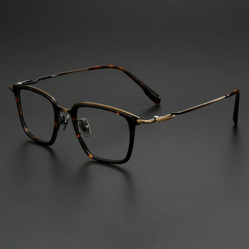 纯钛大框 镜片宽51 型号0055