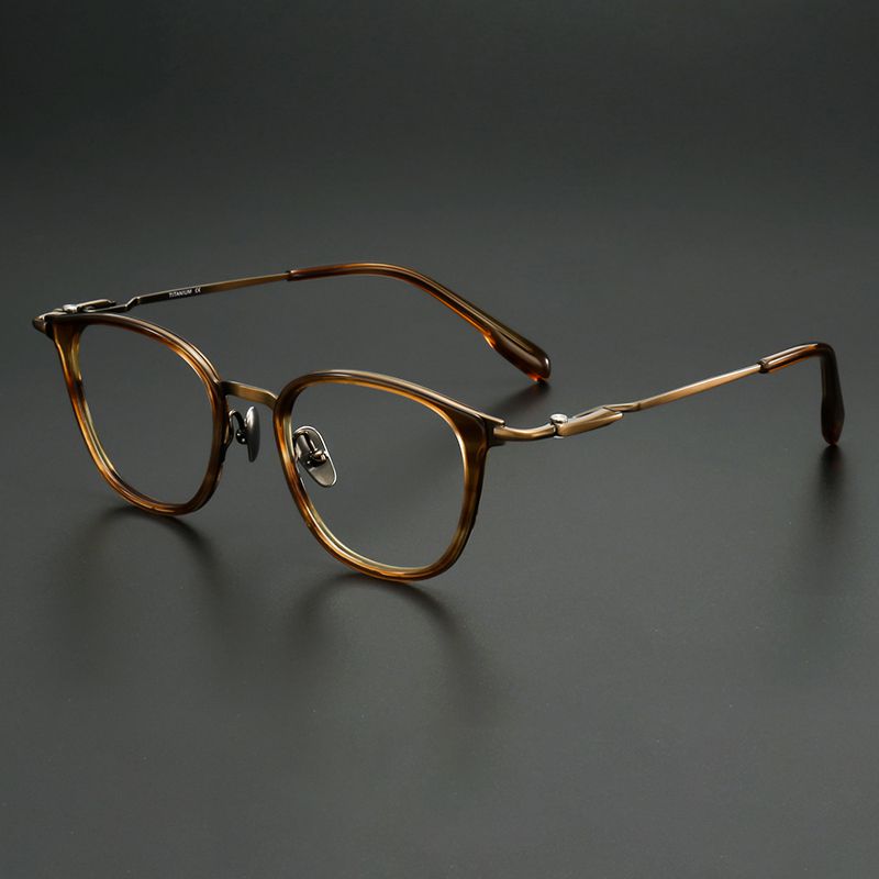 纯钛大框高度数 镜片宽49 型号0059