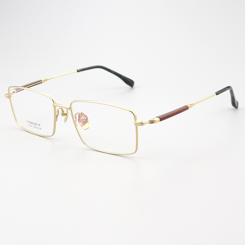 紫檀+纯钛商务 镜片宽55 型号YJ116