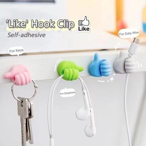 (🔥LAST DAY PROMOTION - SAVE 49% OFF) 10Pcs Creative Thumbs Up Shape Wall Hook