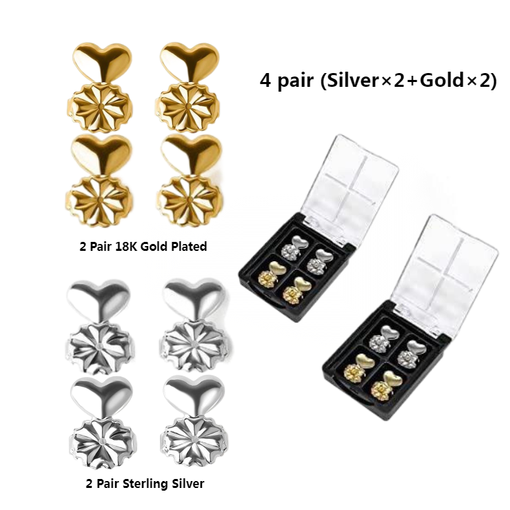 🔥 Last Day 49% OFF🔥 Earring Lifters (Nickel Free) - Buy 2 Pair get 2 Pair Free NOW
