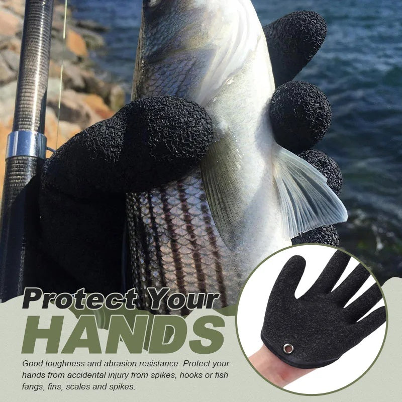 🎁Semi-Annual Sale-30% OFF🐠Fisherman Catching Fishing Non-Slip Protect Gloves