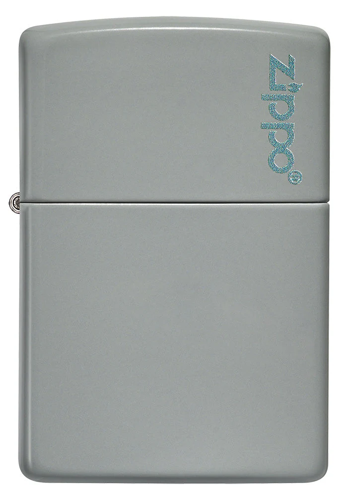 Flat Grey Zippo Logo