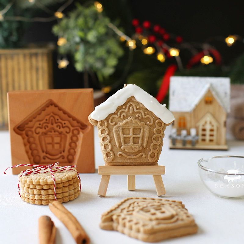 Premium Hand Carved Wooden Embossing Mold For DIY Cookies-Last day 49% off