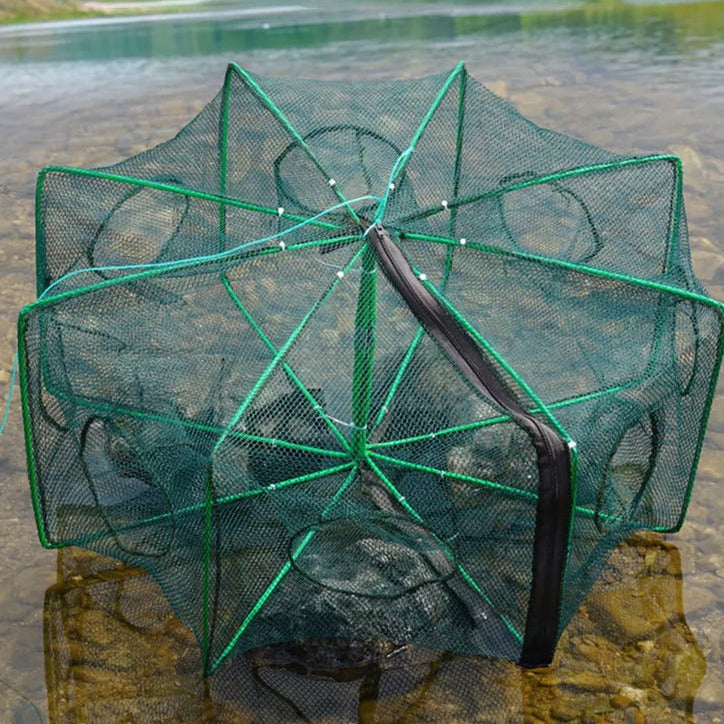 🎁Semi-Annual Sale-50% OFF🐠Automatic Folding Hexagon 6 Hole Fishing Net