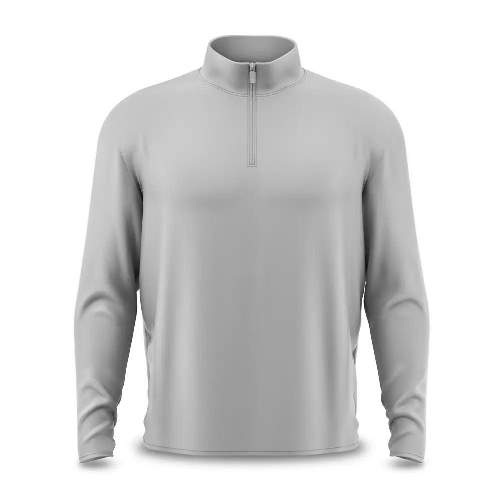 Solid Light Gray - Q-Zip