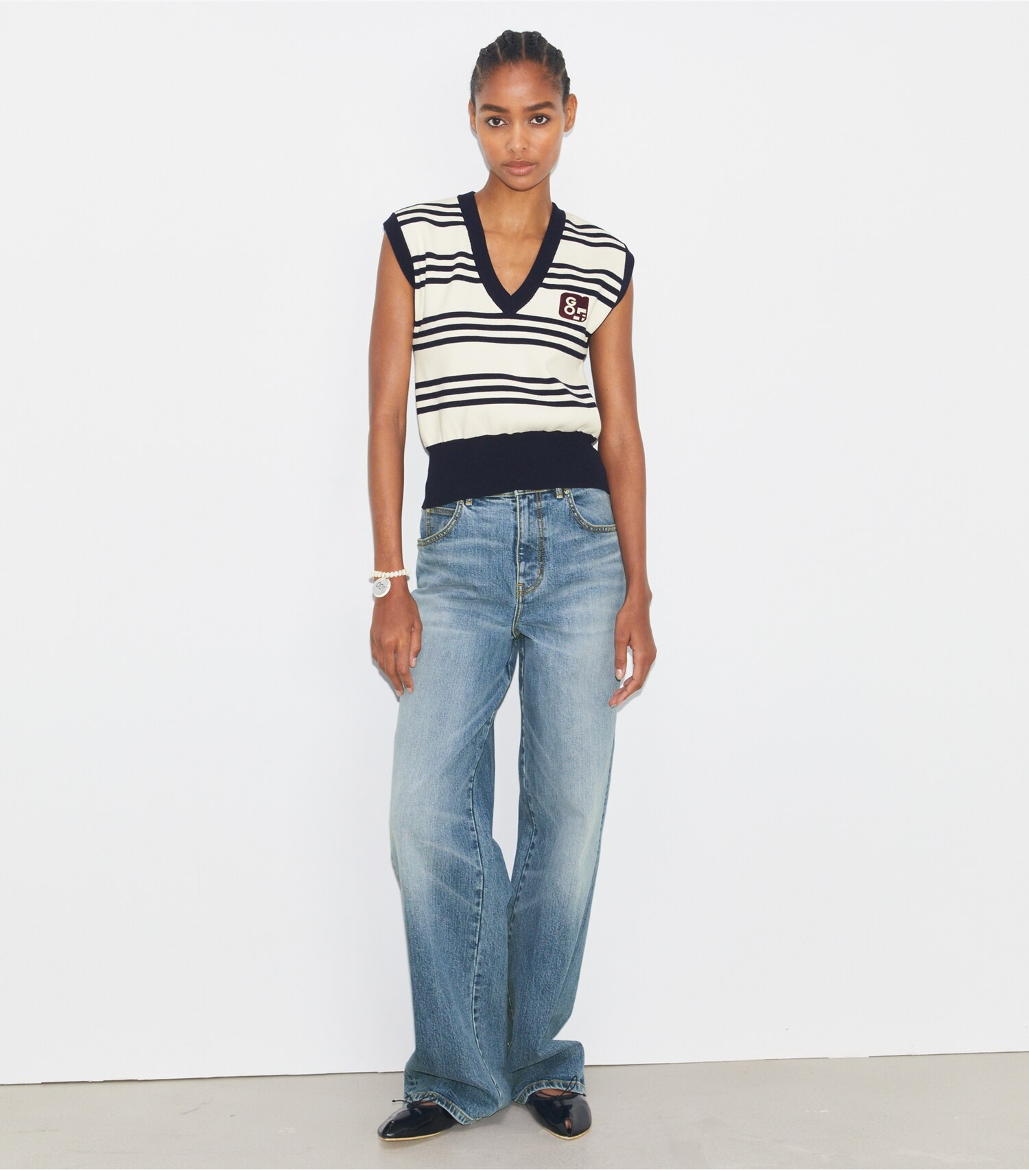 V-Neck Wool Sweater Vest