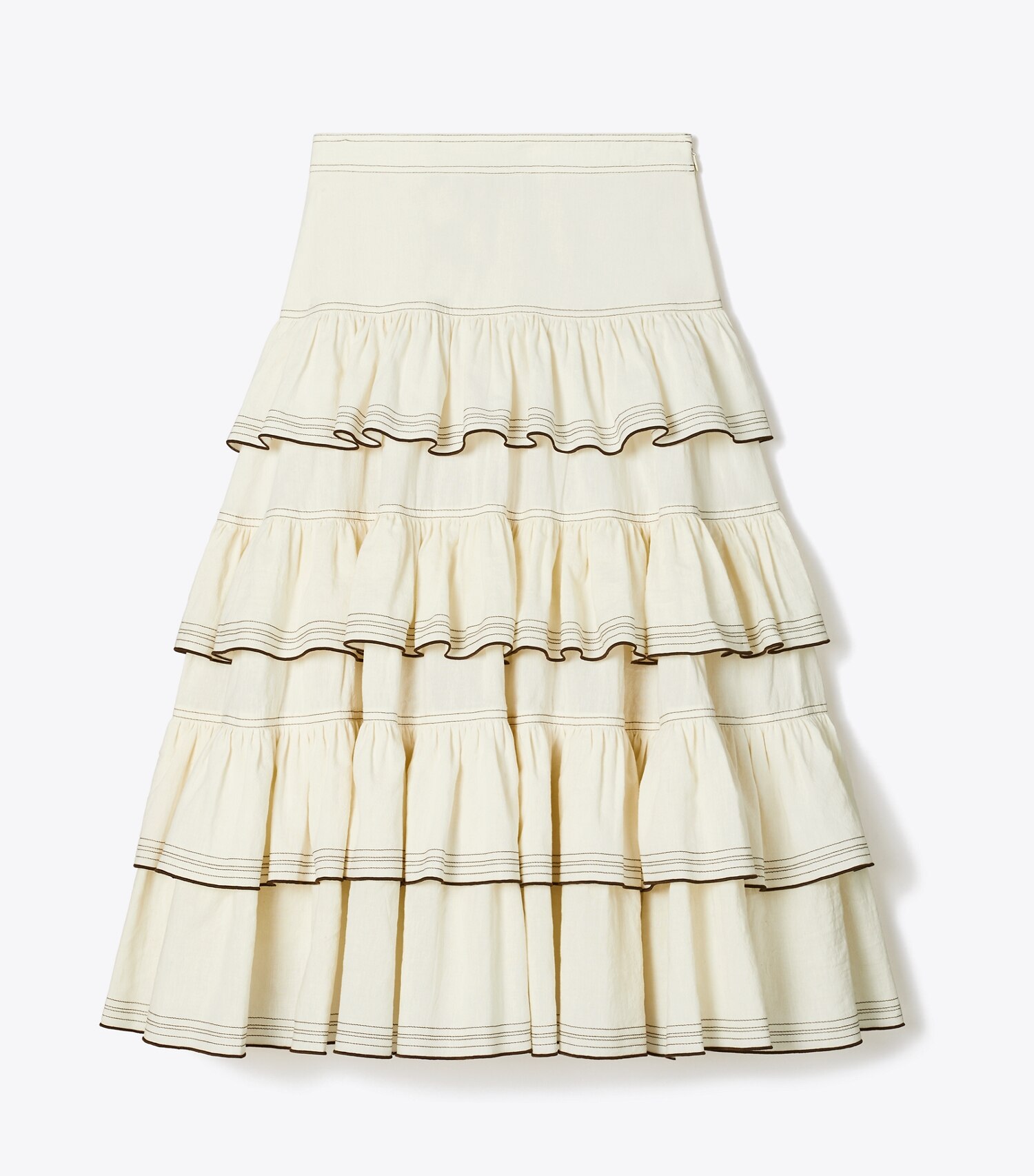 Ruffle Cotton Skirt