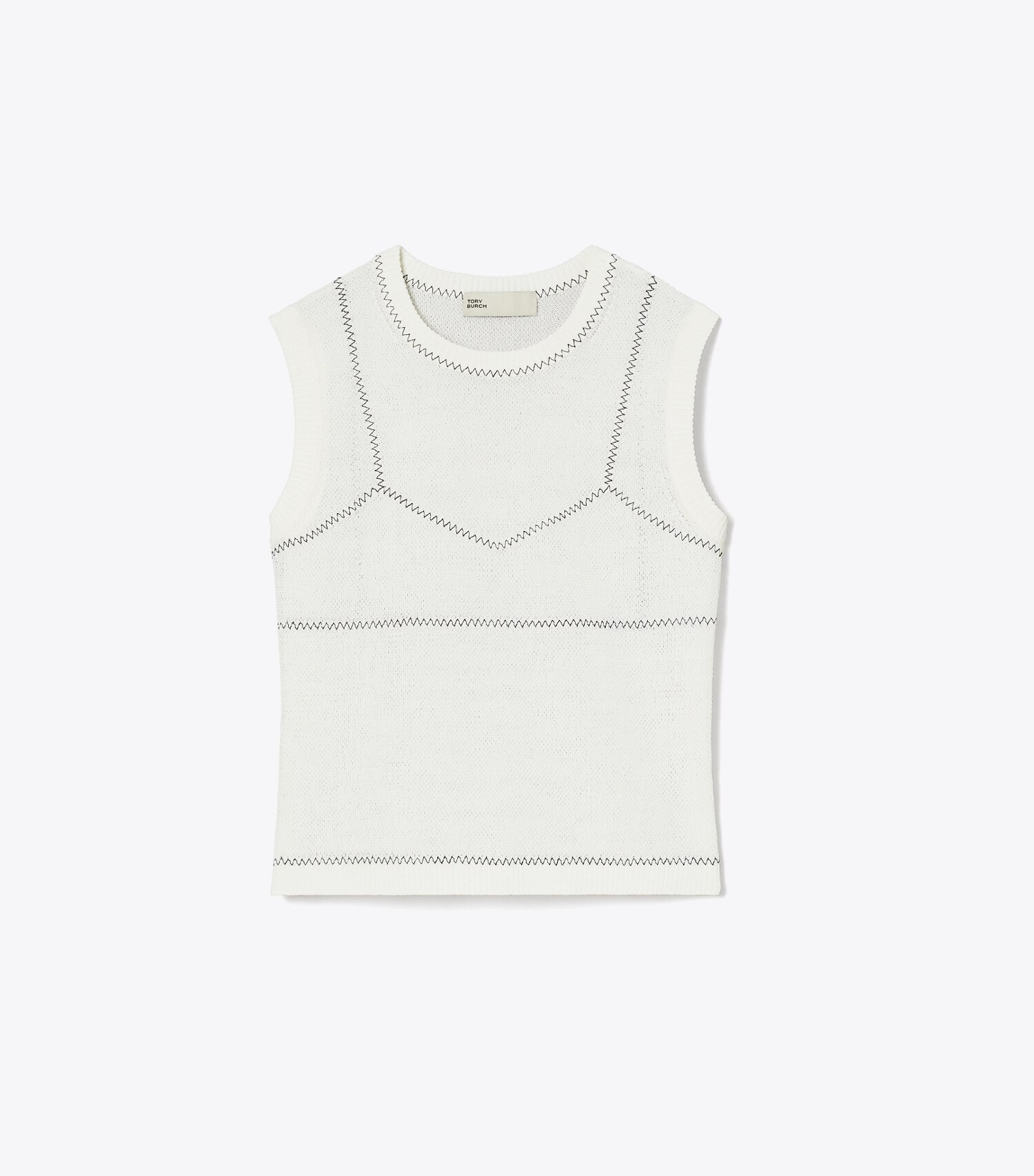 Cotton And Nylon Mesh Top
