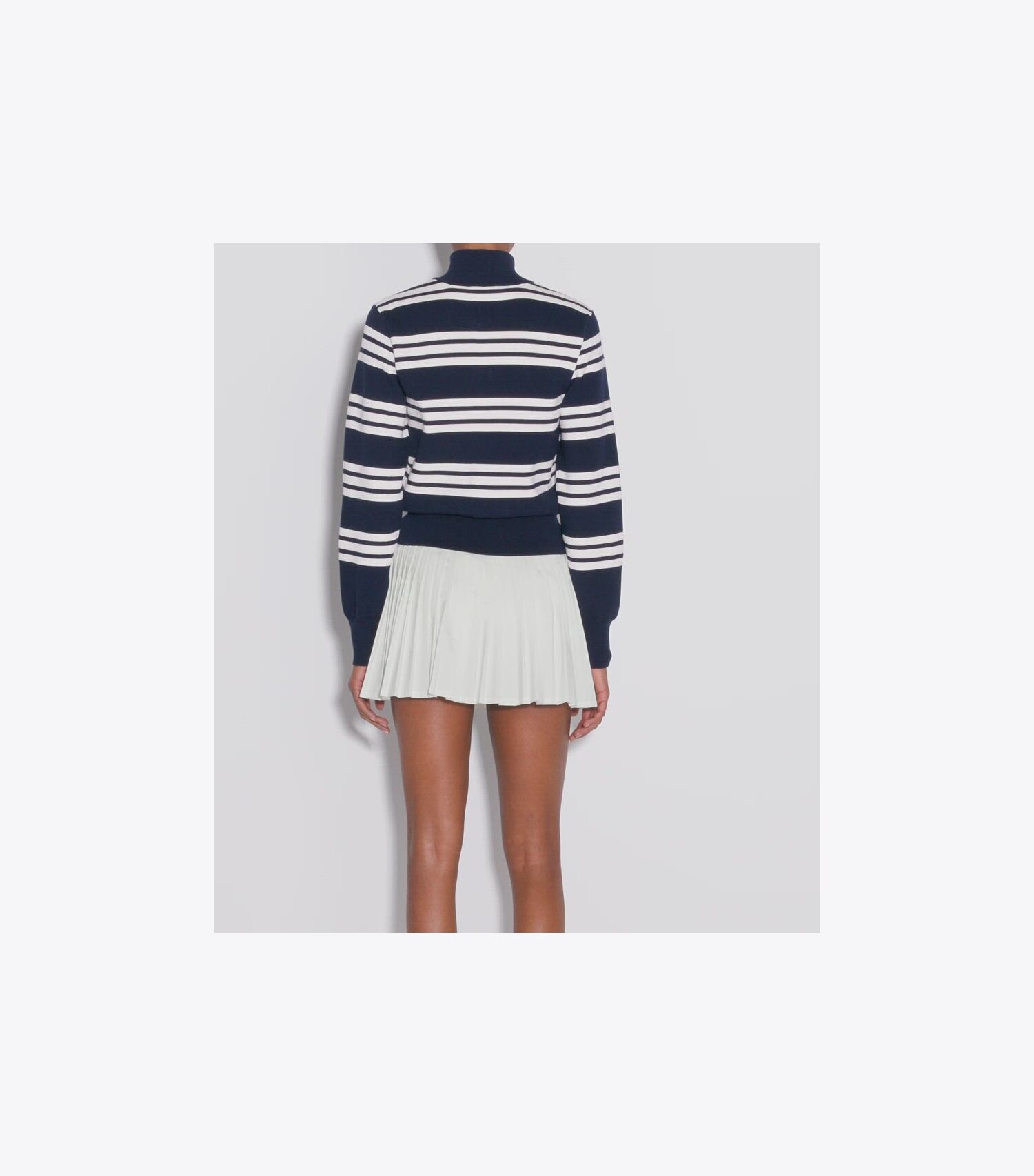 Striped Viscose Track Jacket