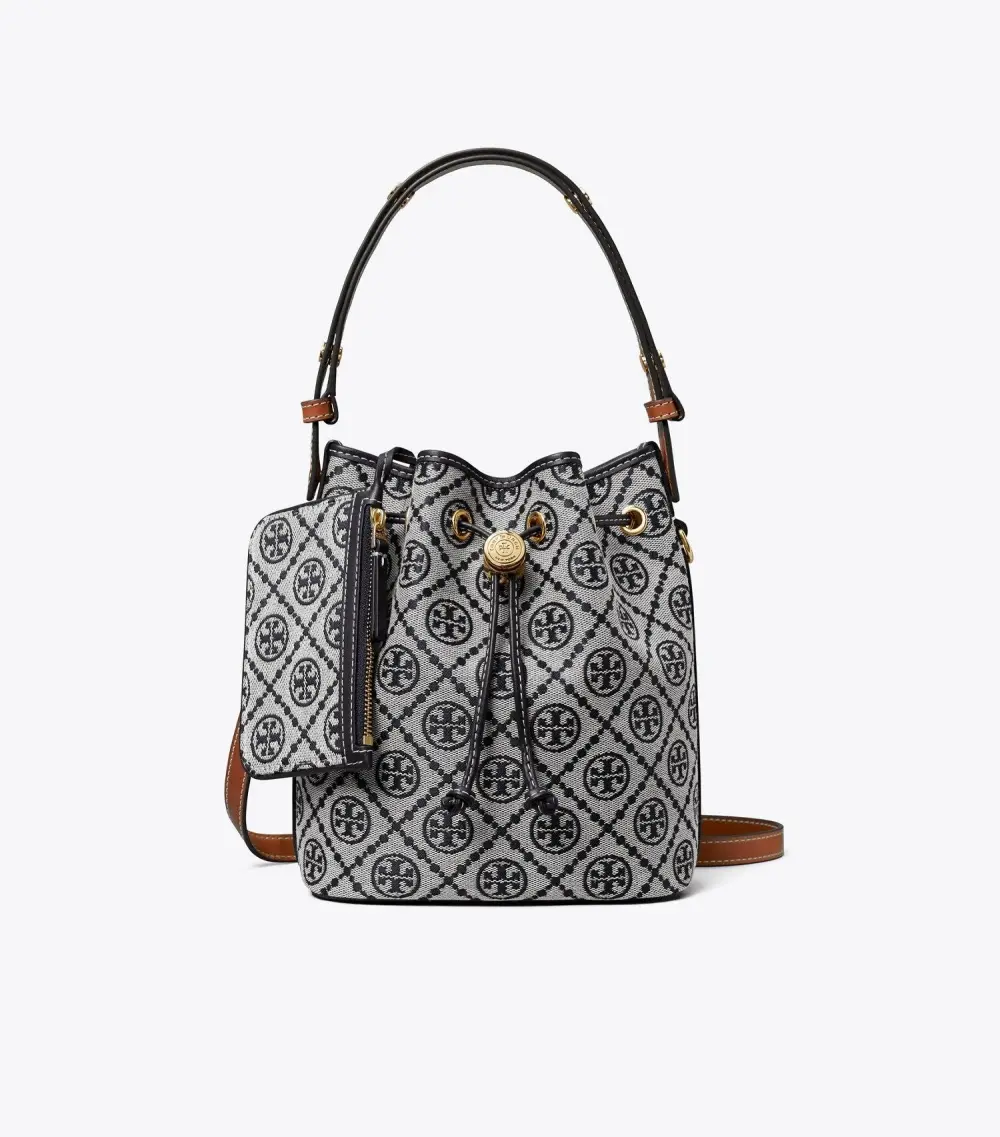T Monogram Bucket Bag