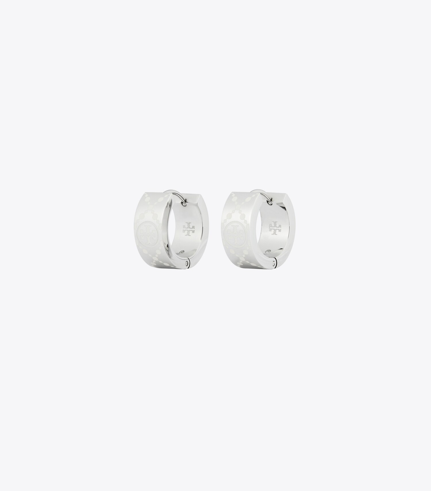 Small T Monogram Hoop Earring