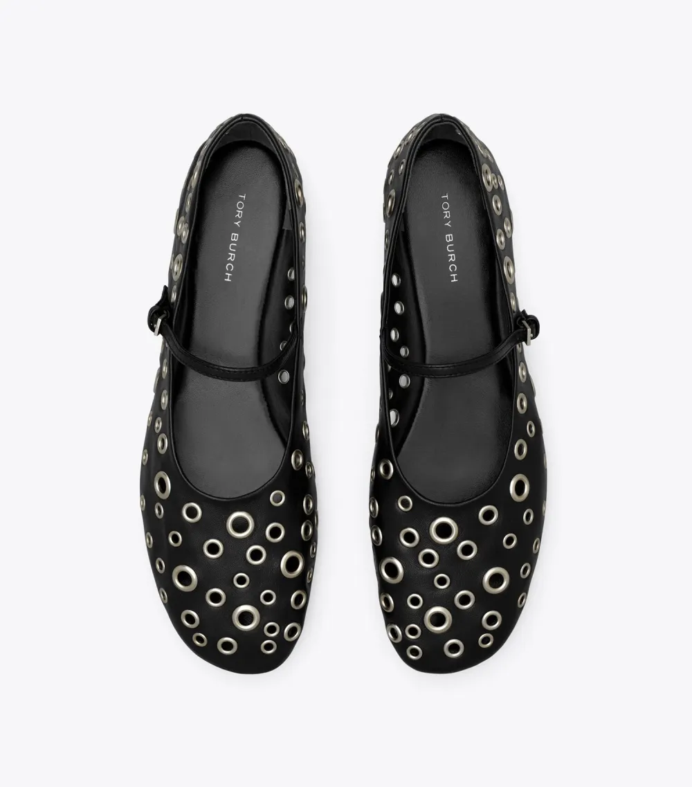 Eyelet Mary Jane Ballet
