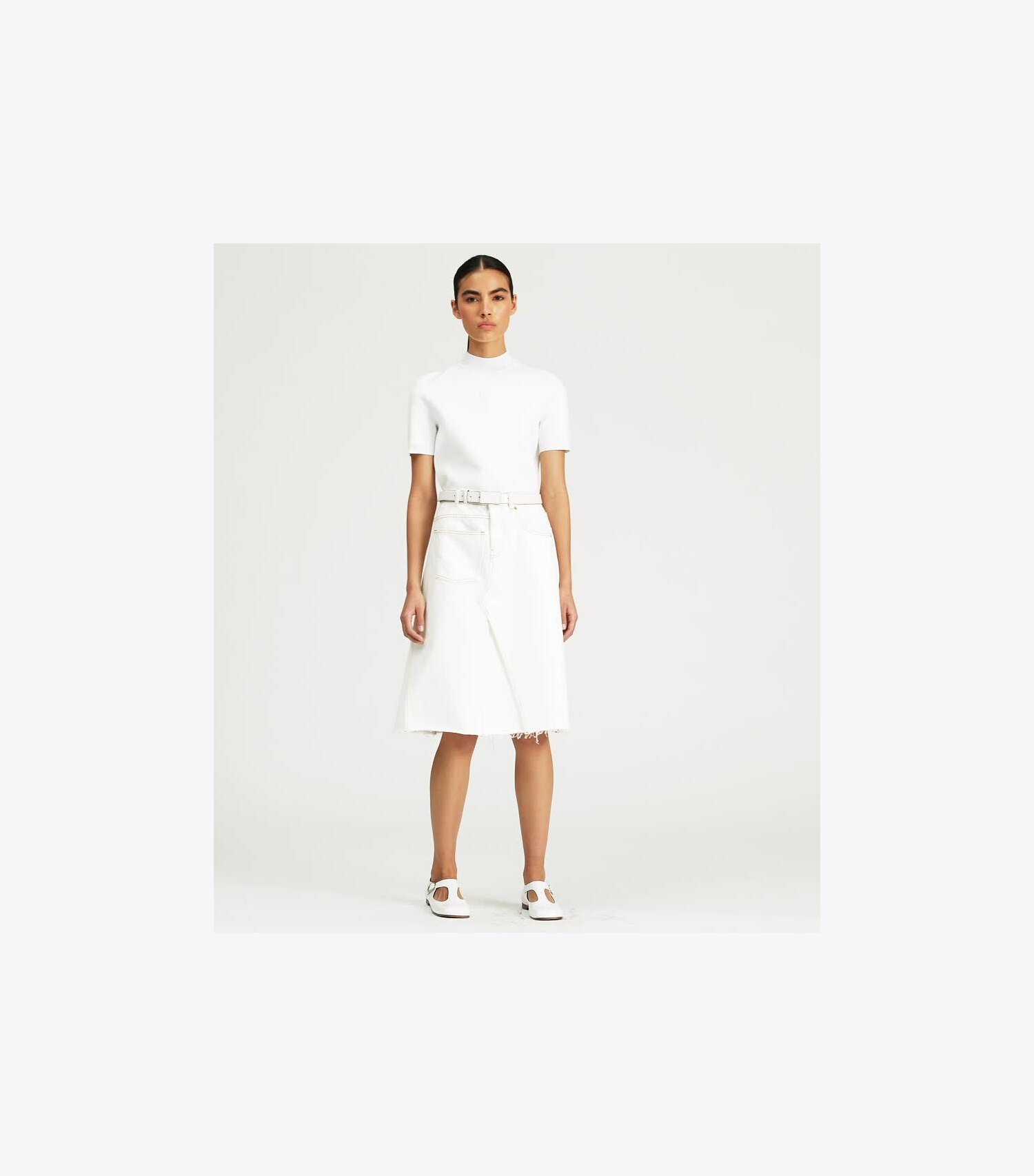 Denim Deconstructed Skirt