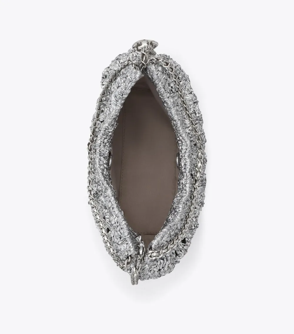 Mini Fleming Woven Hobo Bag