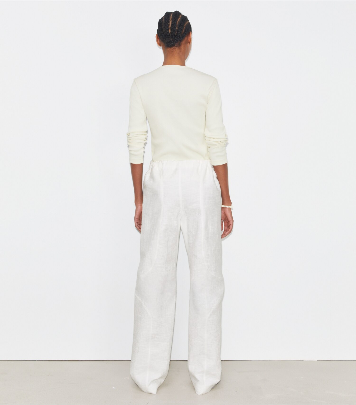 Ribbed Cotton Tennis Henley