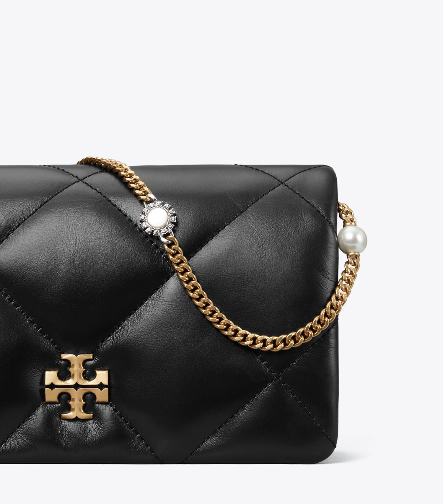 Kira Diamond Quilt Charm Crossbody