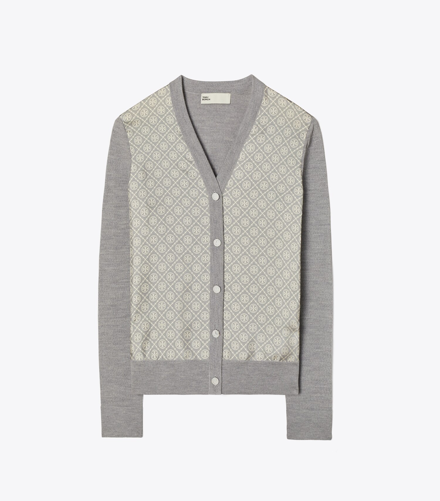 Silk Front Cardigan