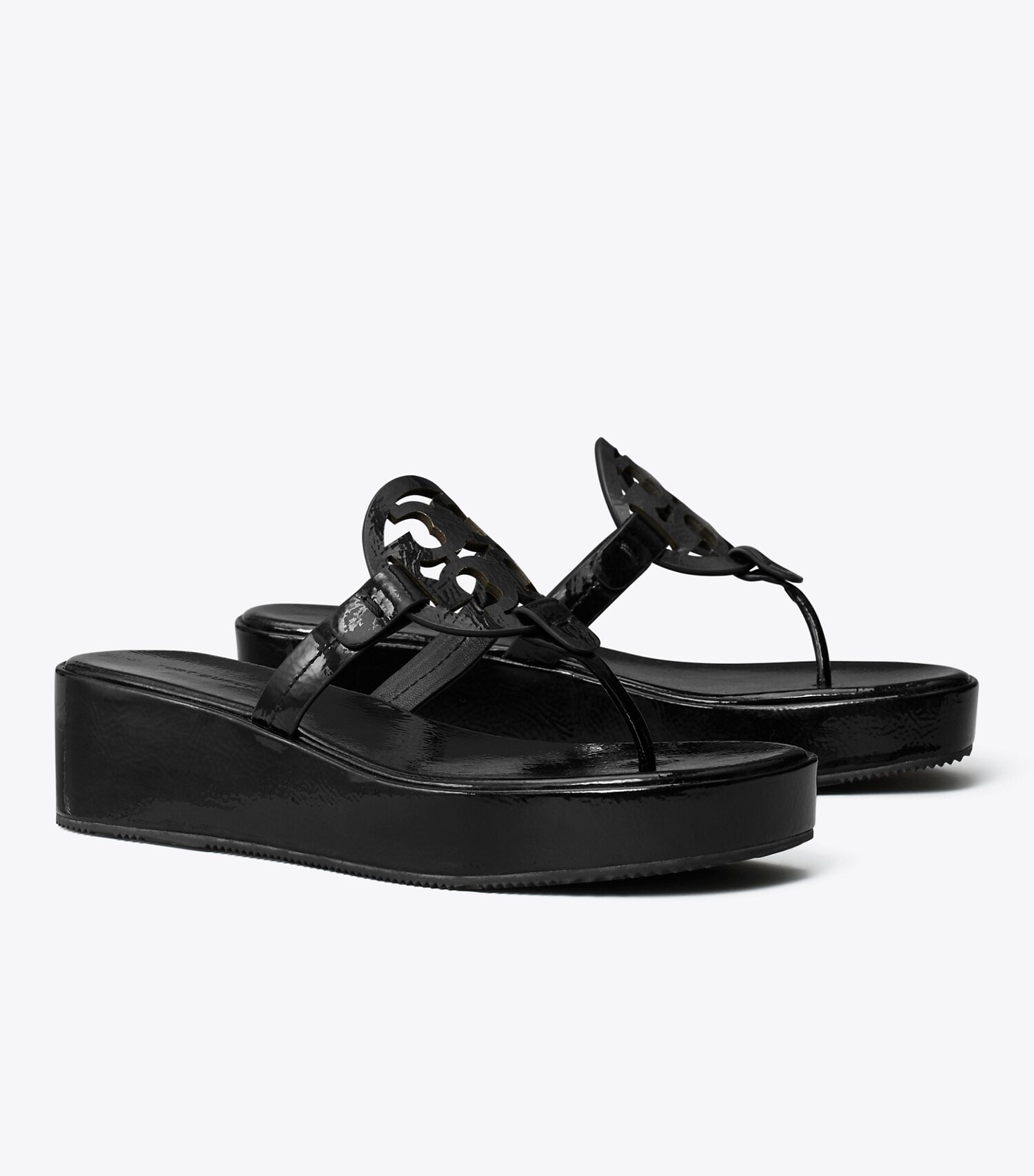 Miller Patent Wedge Sandal