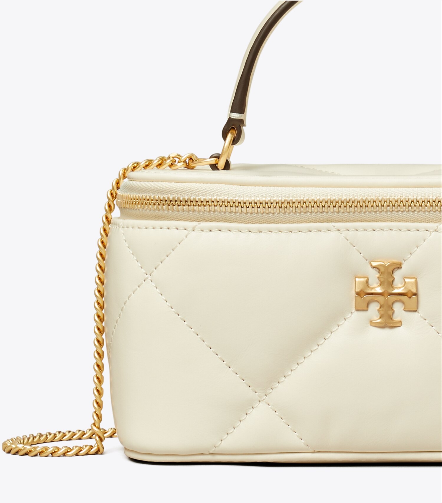 Kira Diamond Quilt Vanity Case