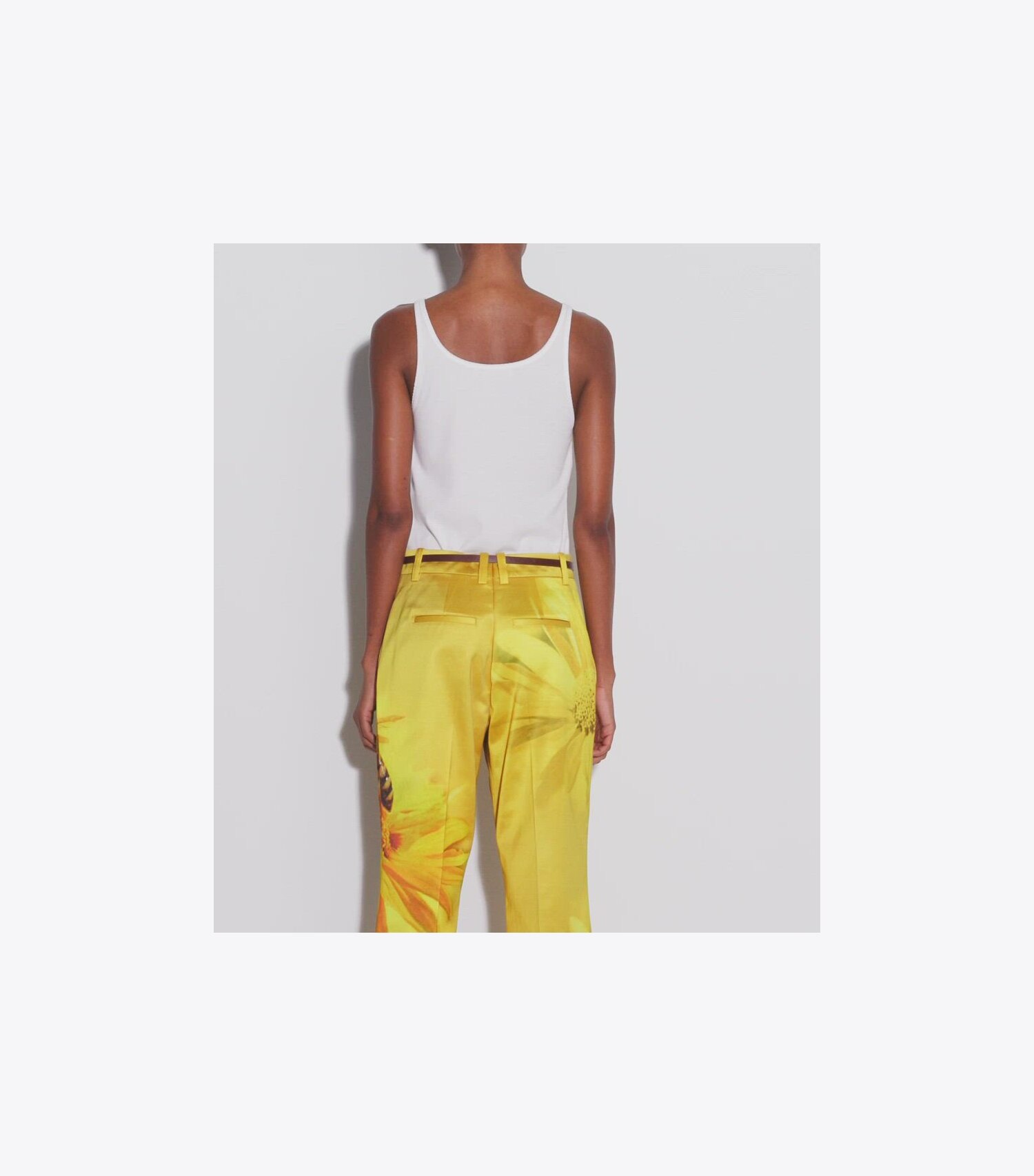 Printed Satin Trouser