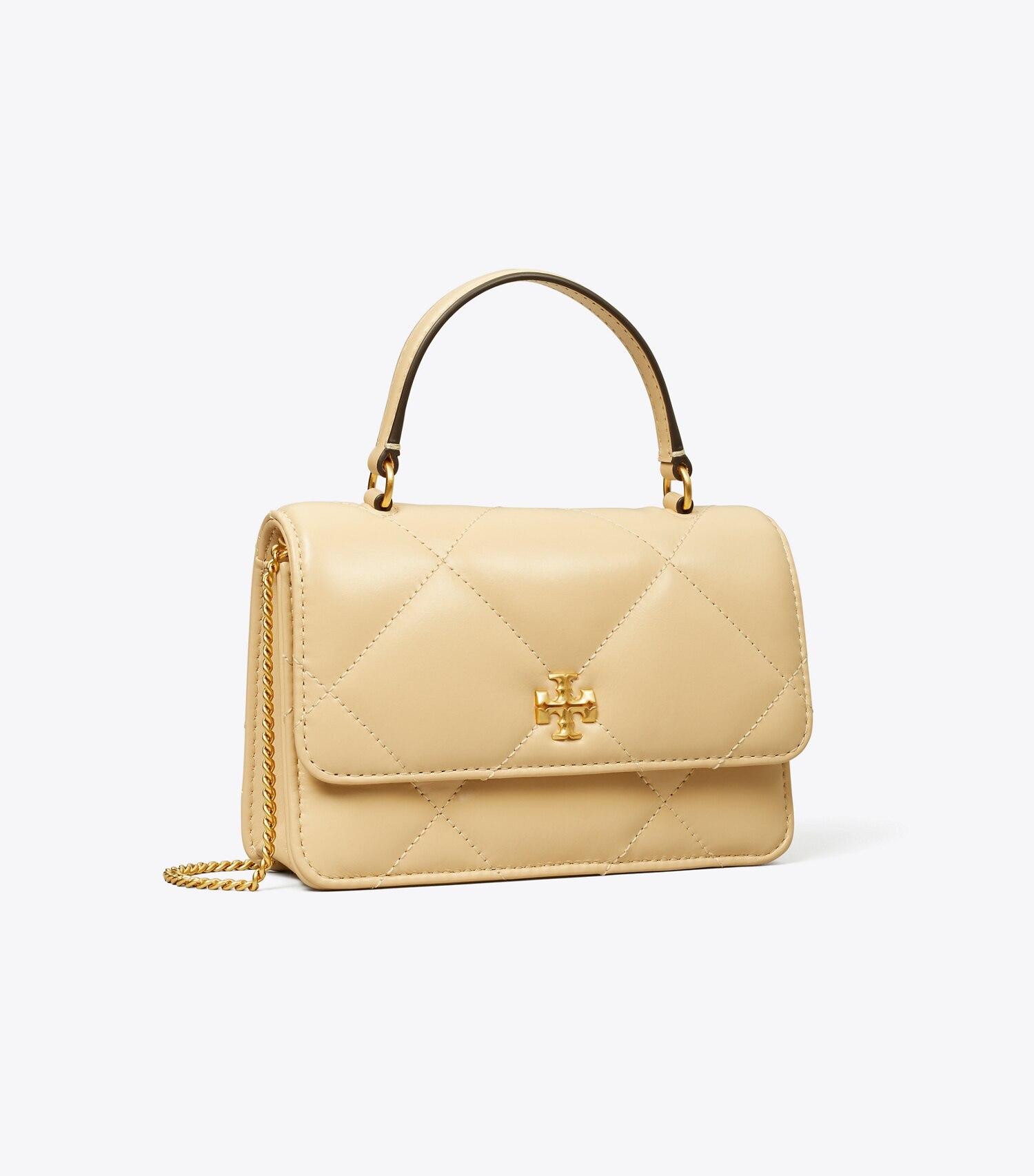 Mini Kira Diamond Quilt Top-Handle Crossbody