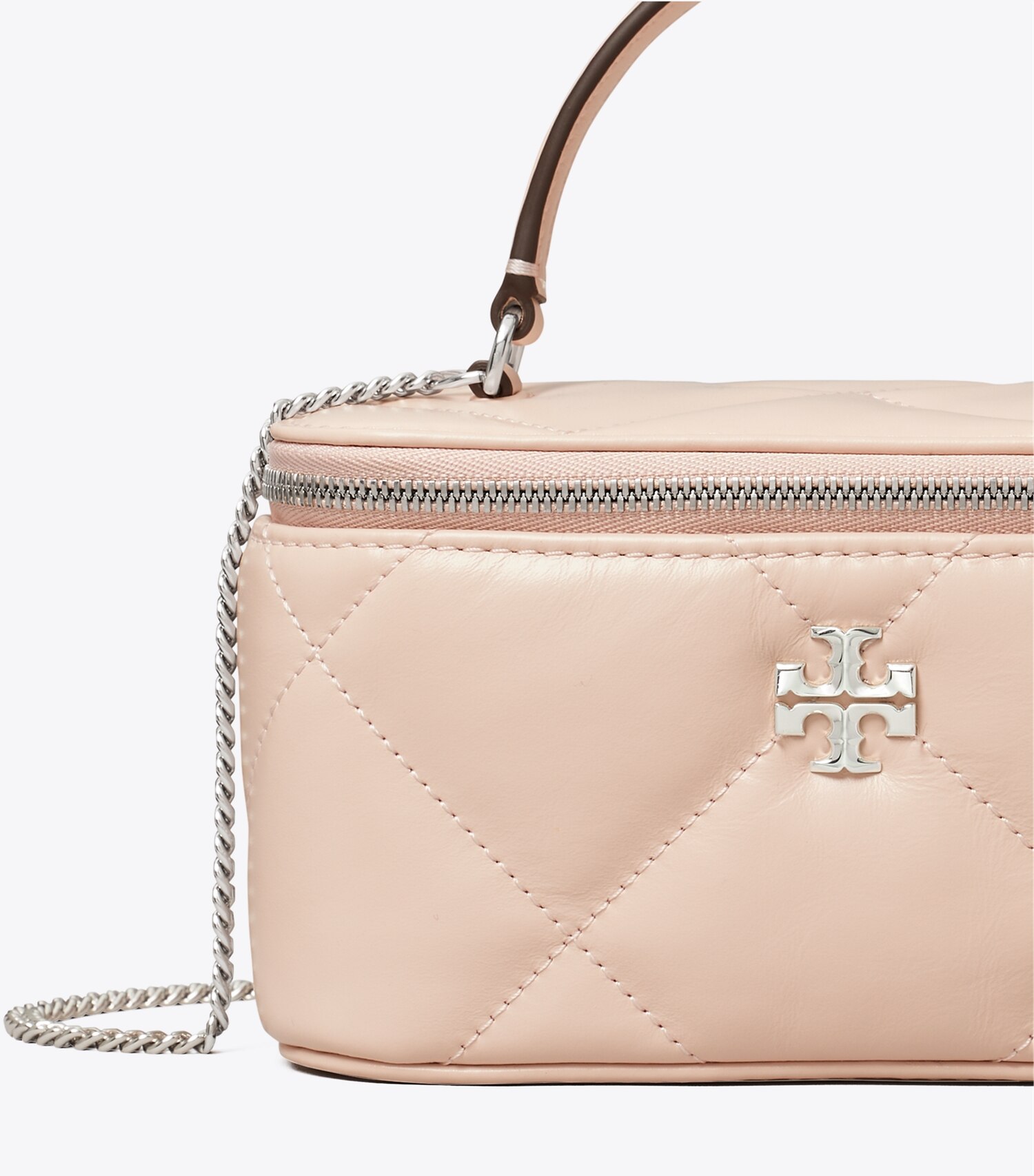 Kira Diamond Quilt Vanity Case