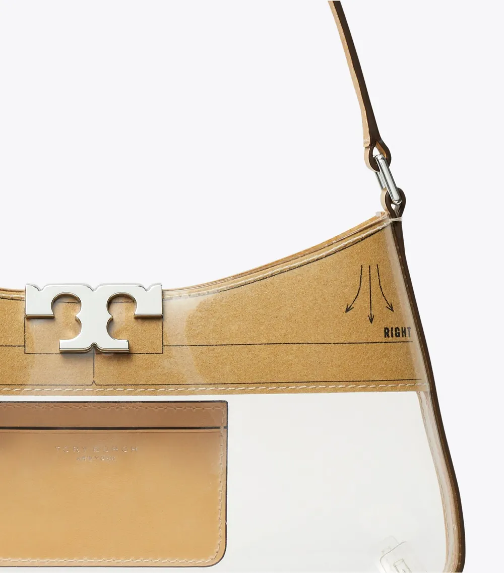 Eleanor Clear Slim Shoulder Bag