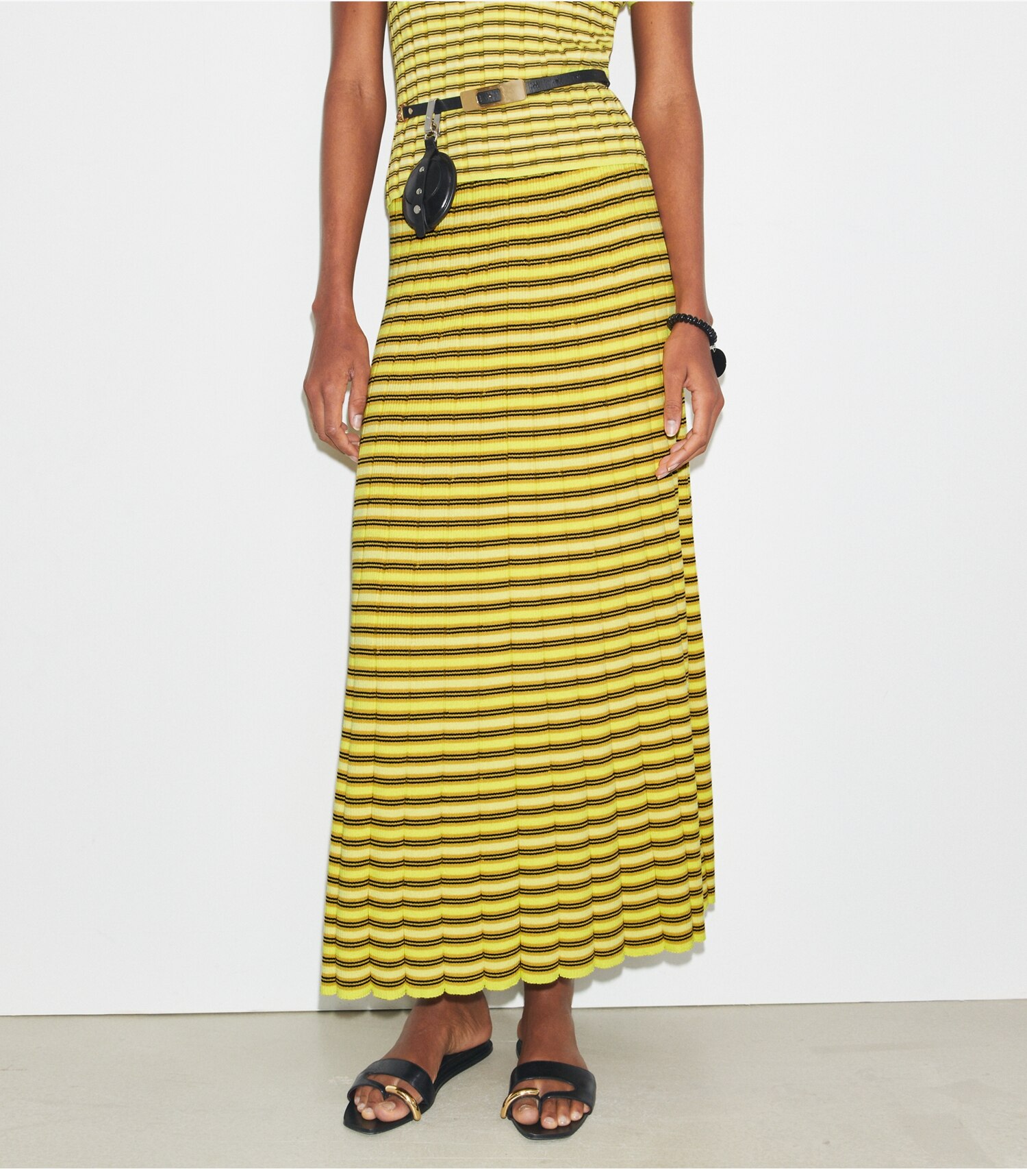 Striped Cotton Skirt