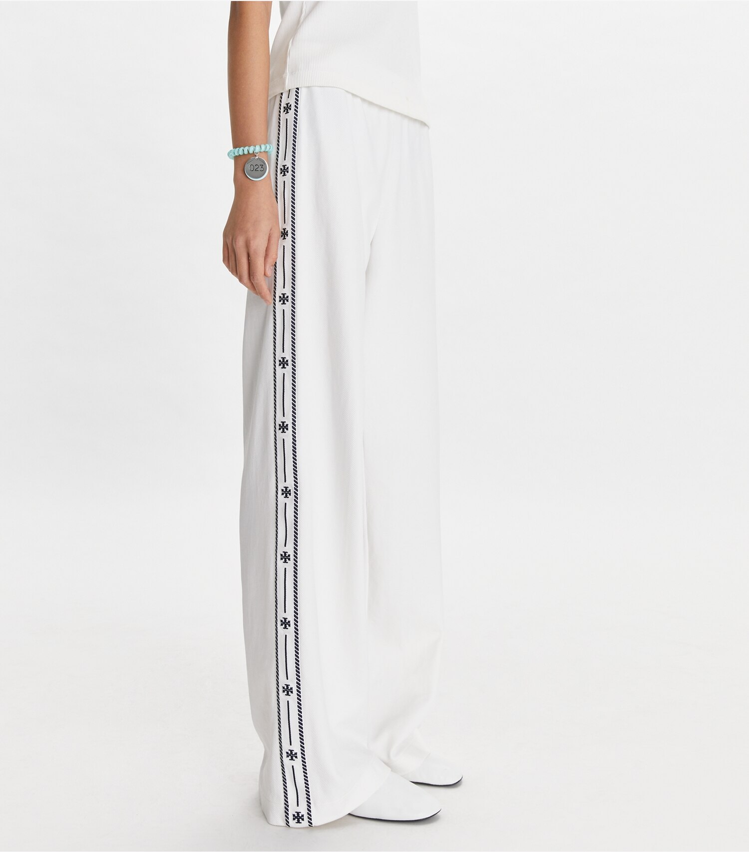 Embroidered Logo Nylon Track Pant