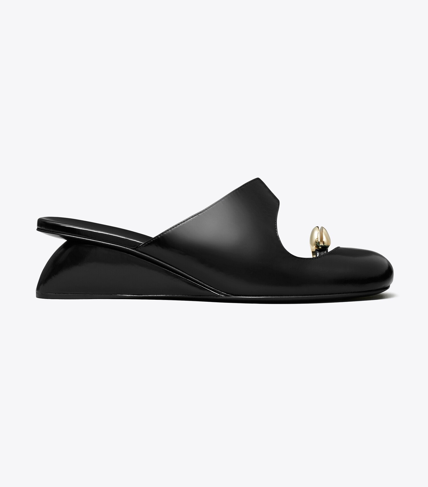 Pierced Mule Wedge