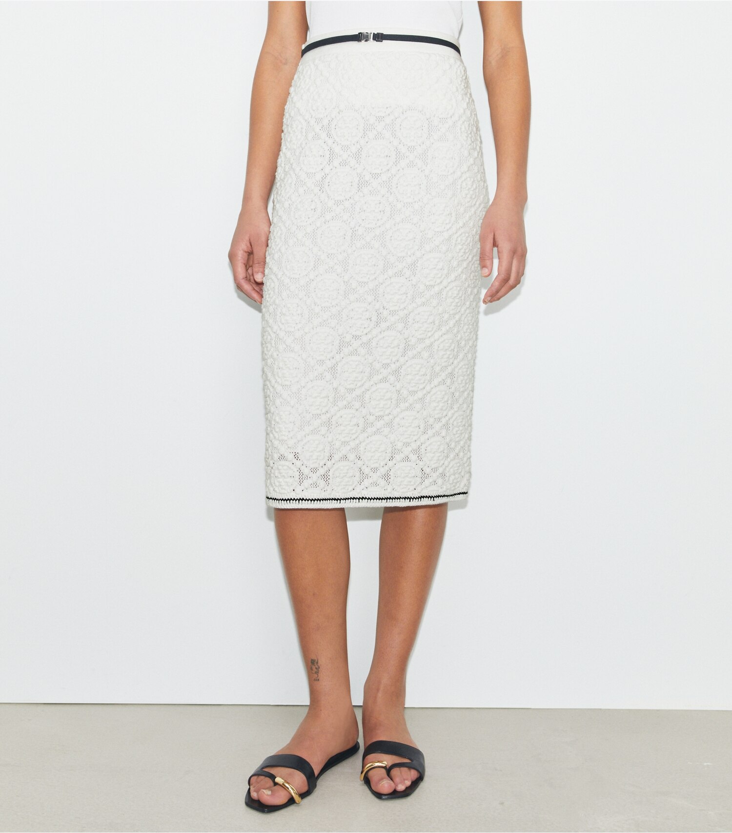Logo Lace Skirt