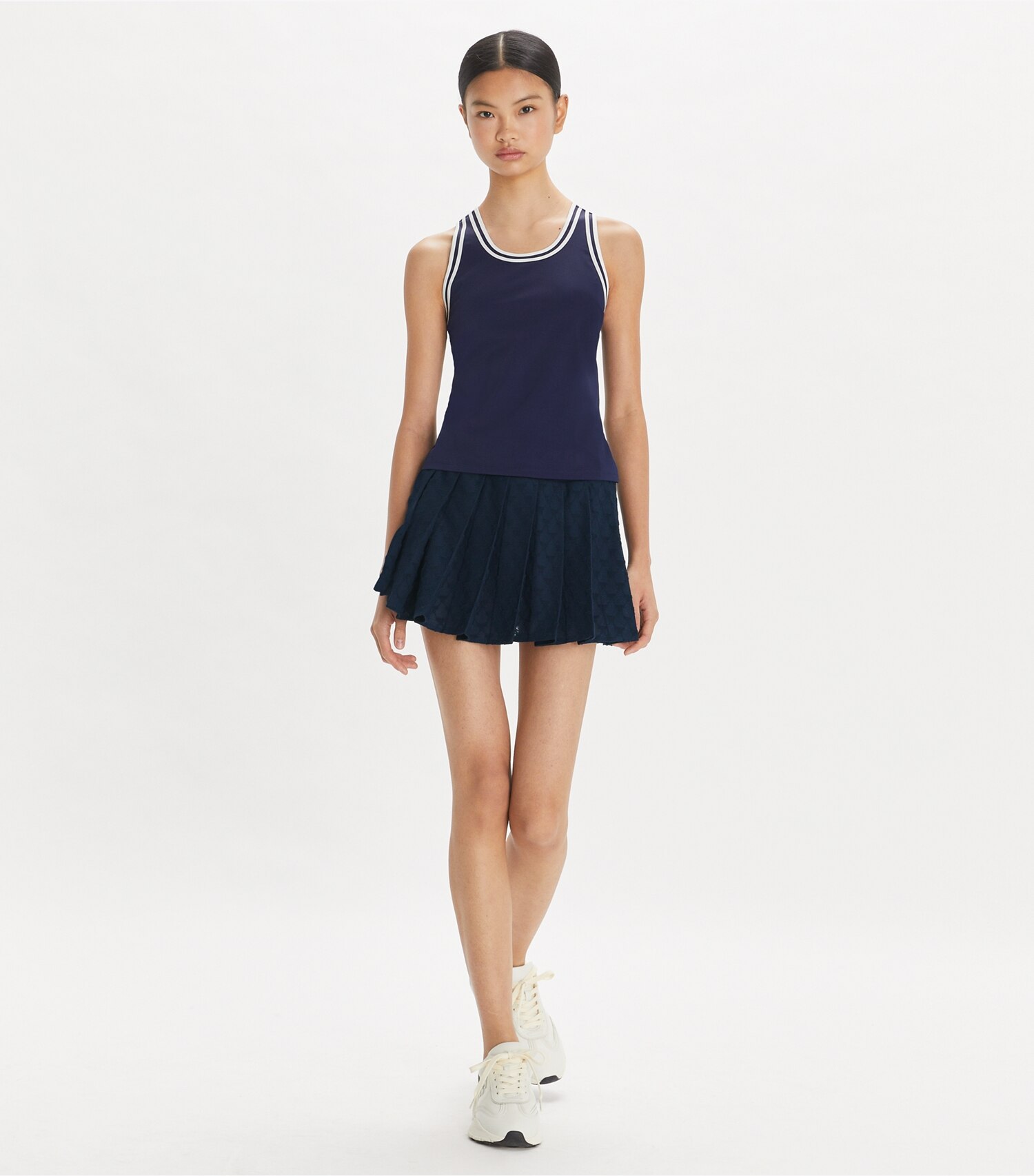 Terry Jacquard Mini Tennis Skirt