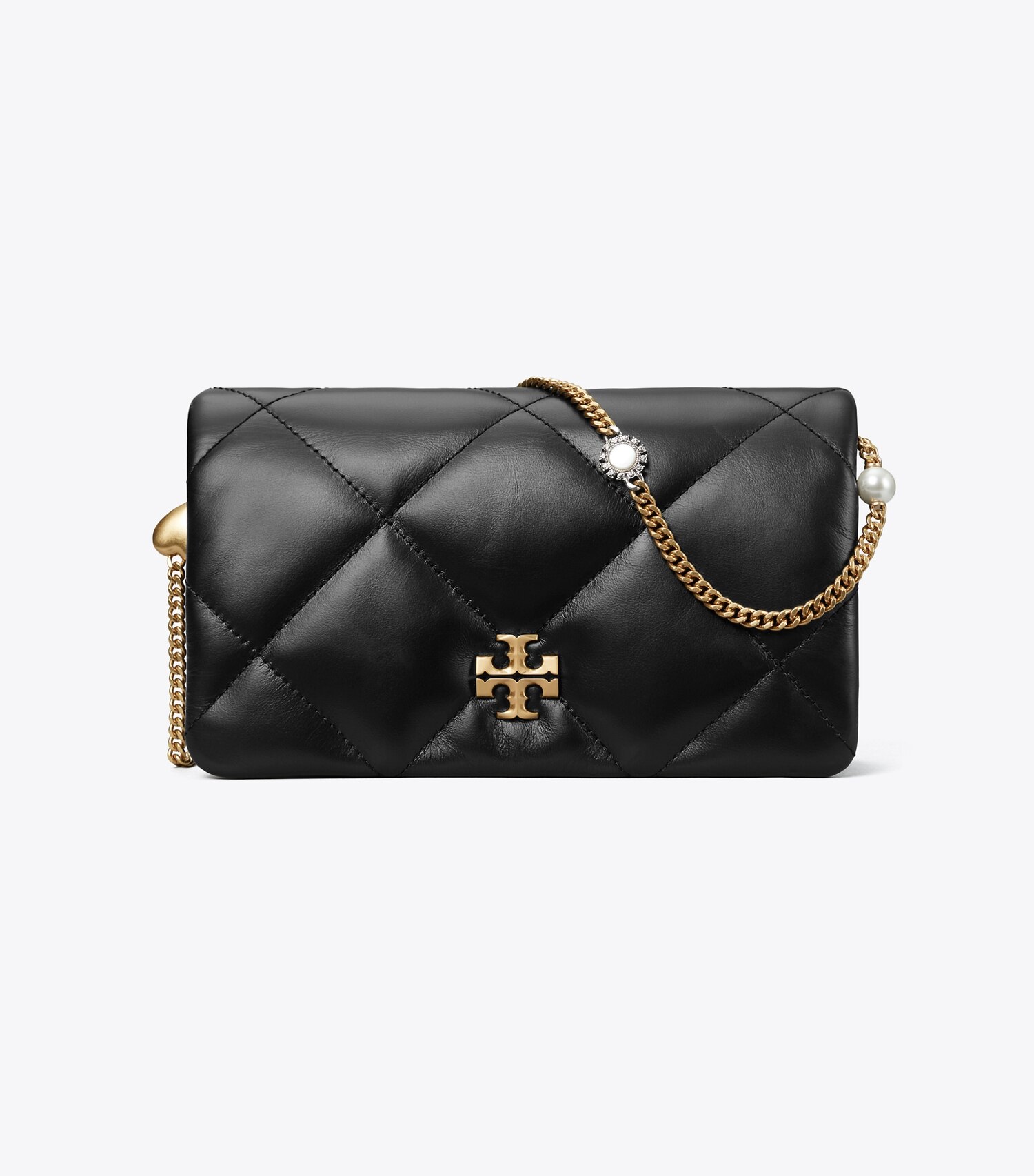 Kira Diamond Quilt Charm Crossbody