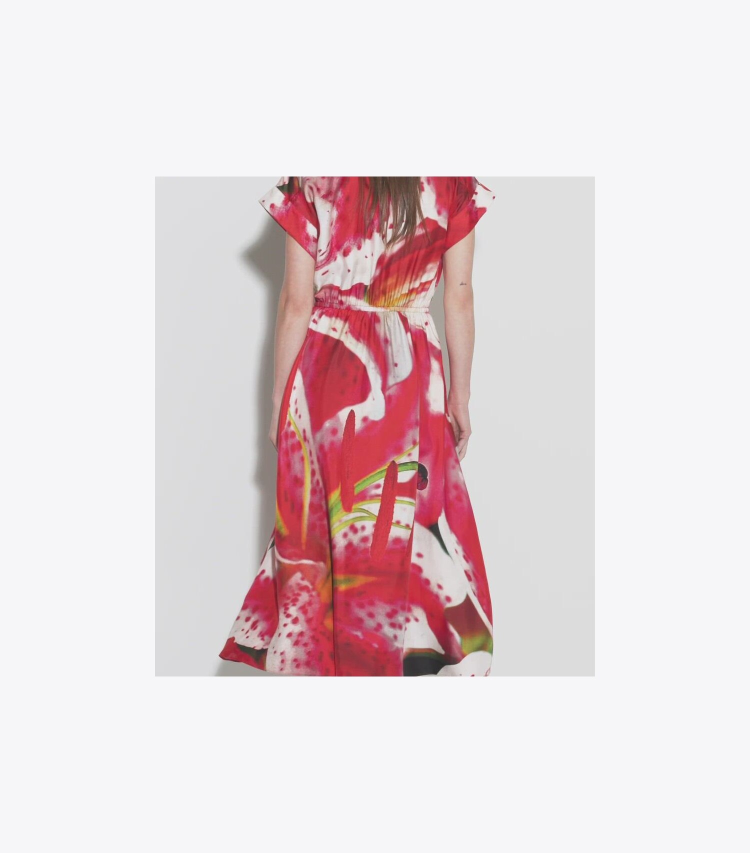 Printed Silk Twill Shirtdress
