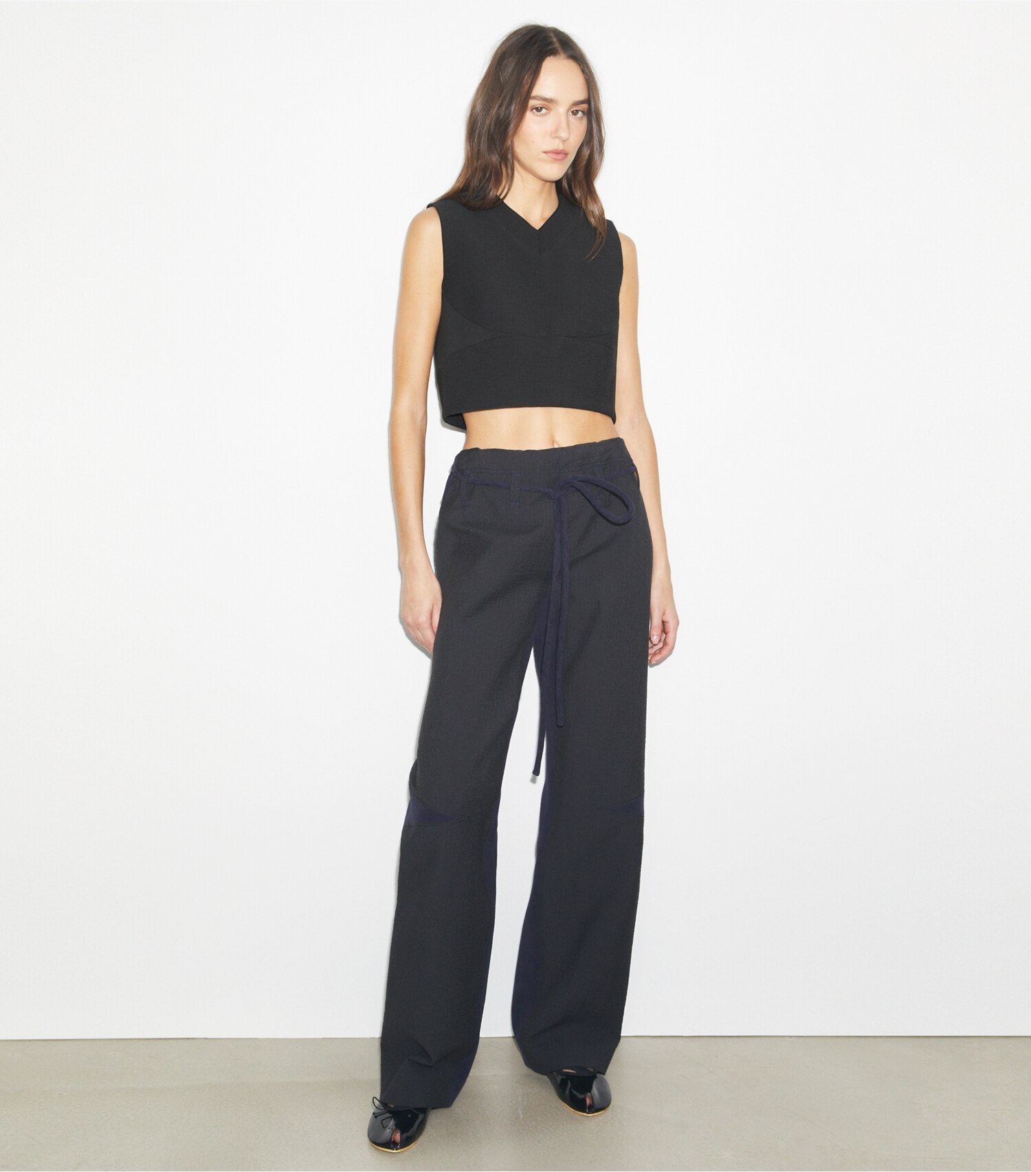 Cropped Cotton Top