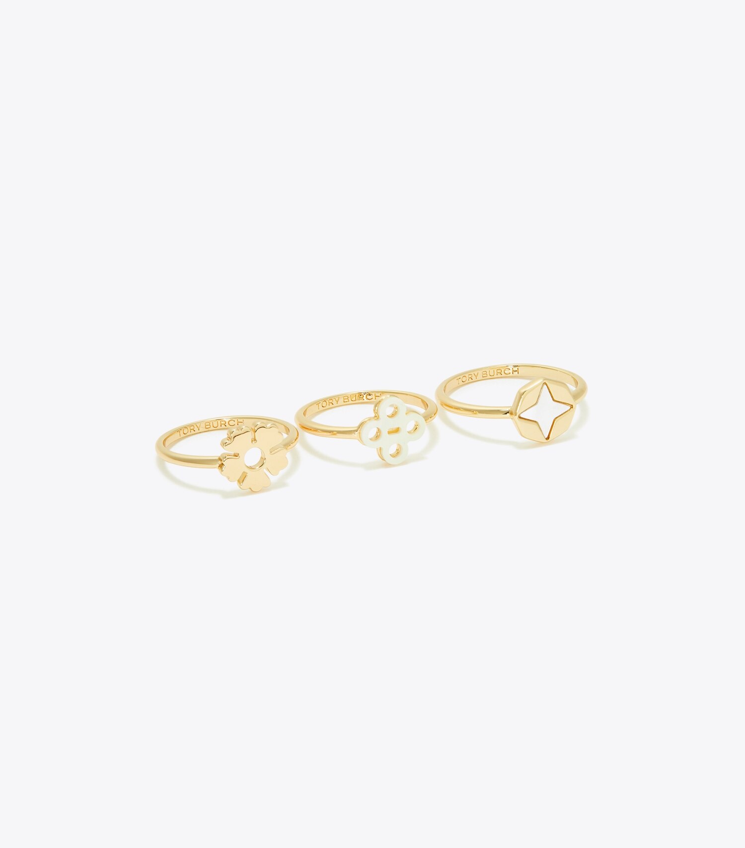 Clover Stacking Ring Set