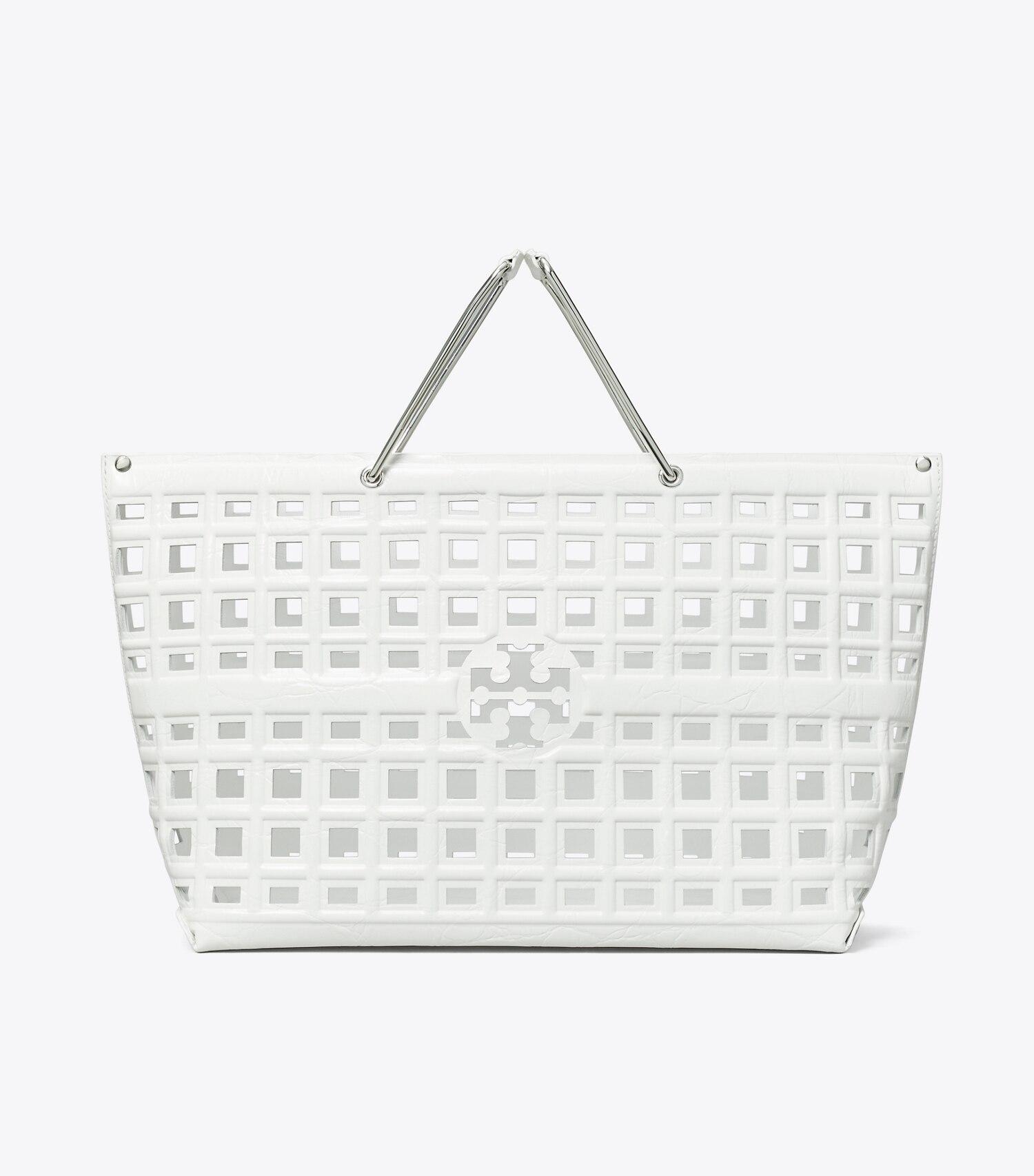 Ella Croc-Embossed Market Tote