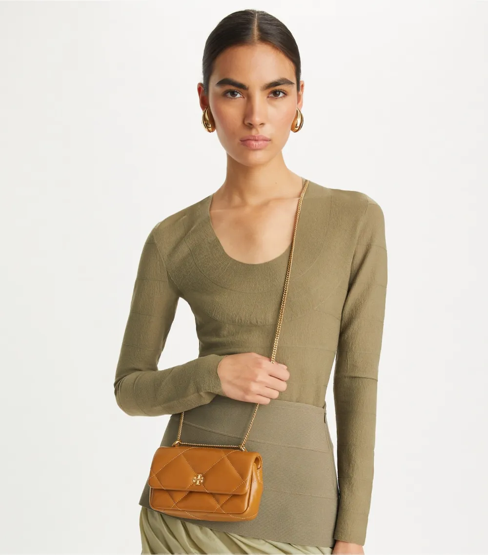 Mini Kira Diamond Quilt Flap Bag