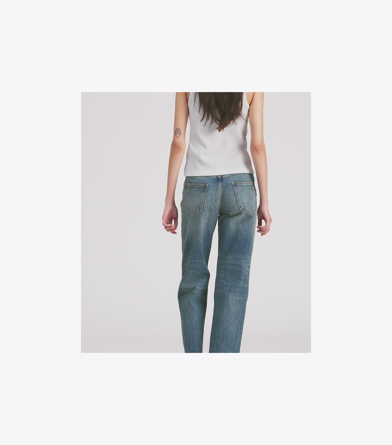 Straight Wide-Leg Jean