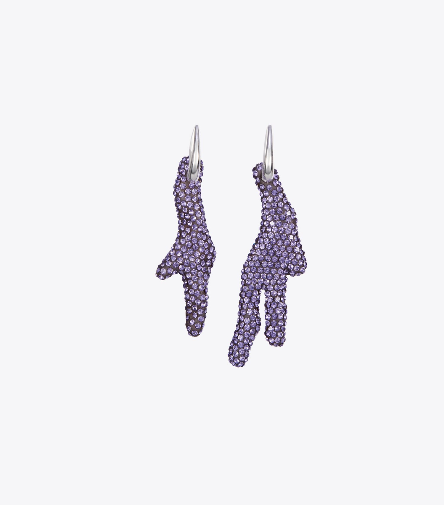 Coral Hoop Earrings