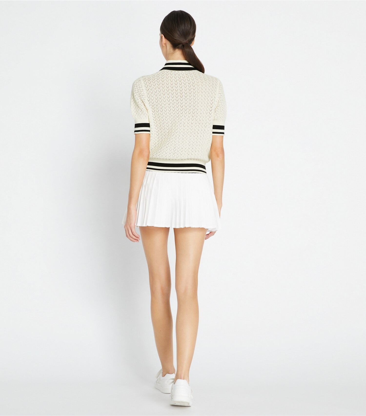 Cotton Pointelle Polo