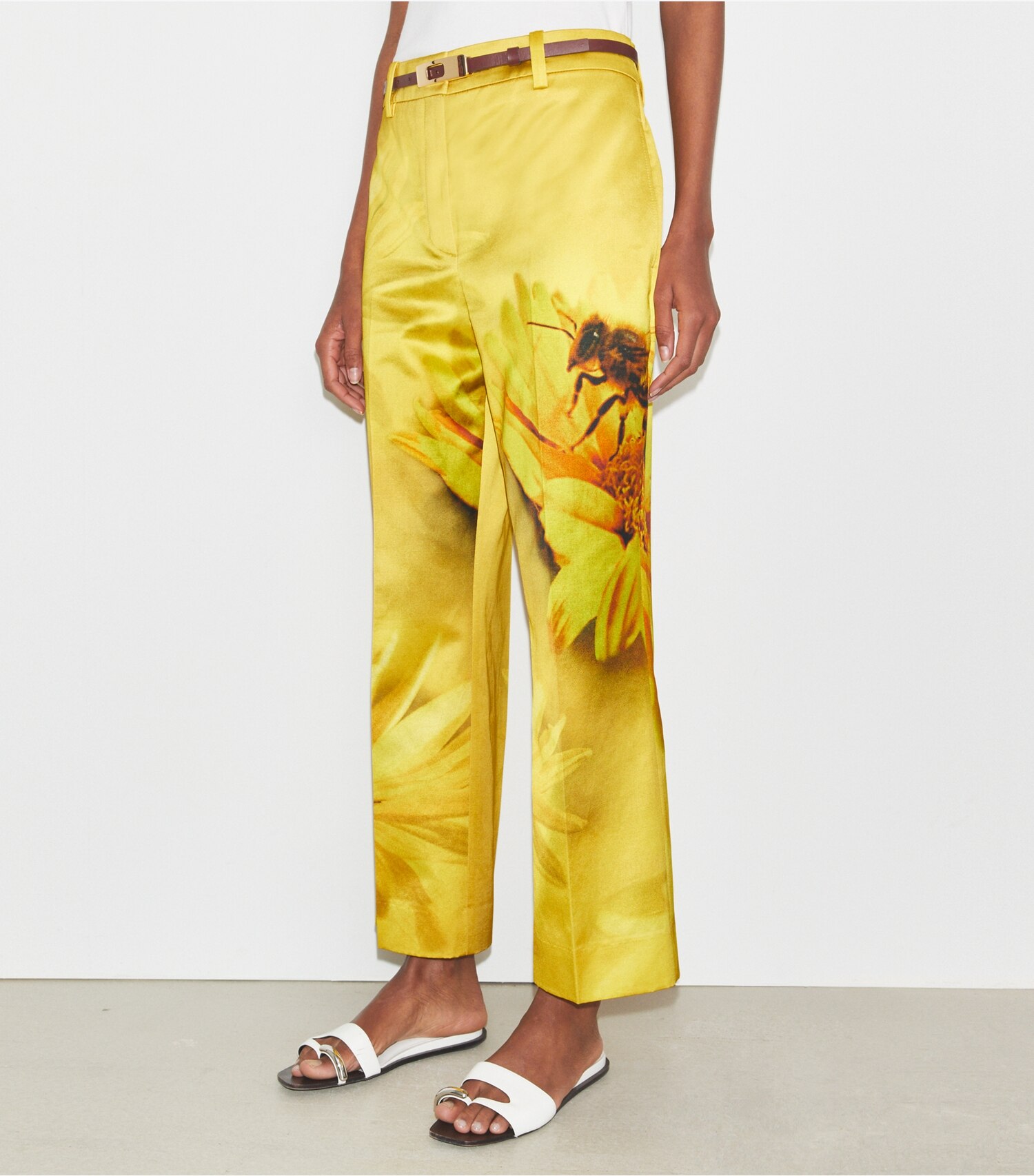 Printed Satin Trouser