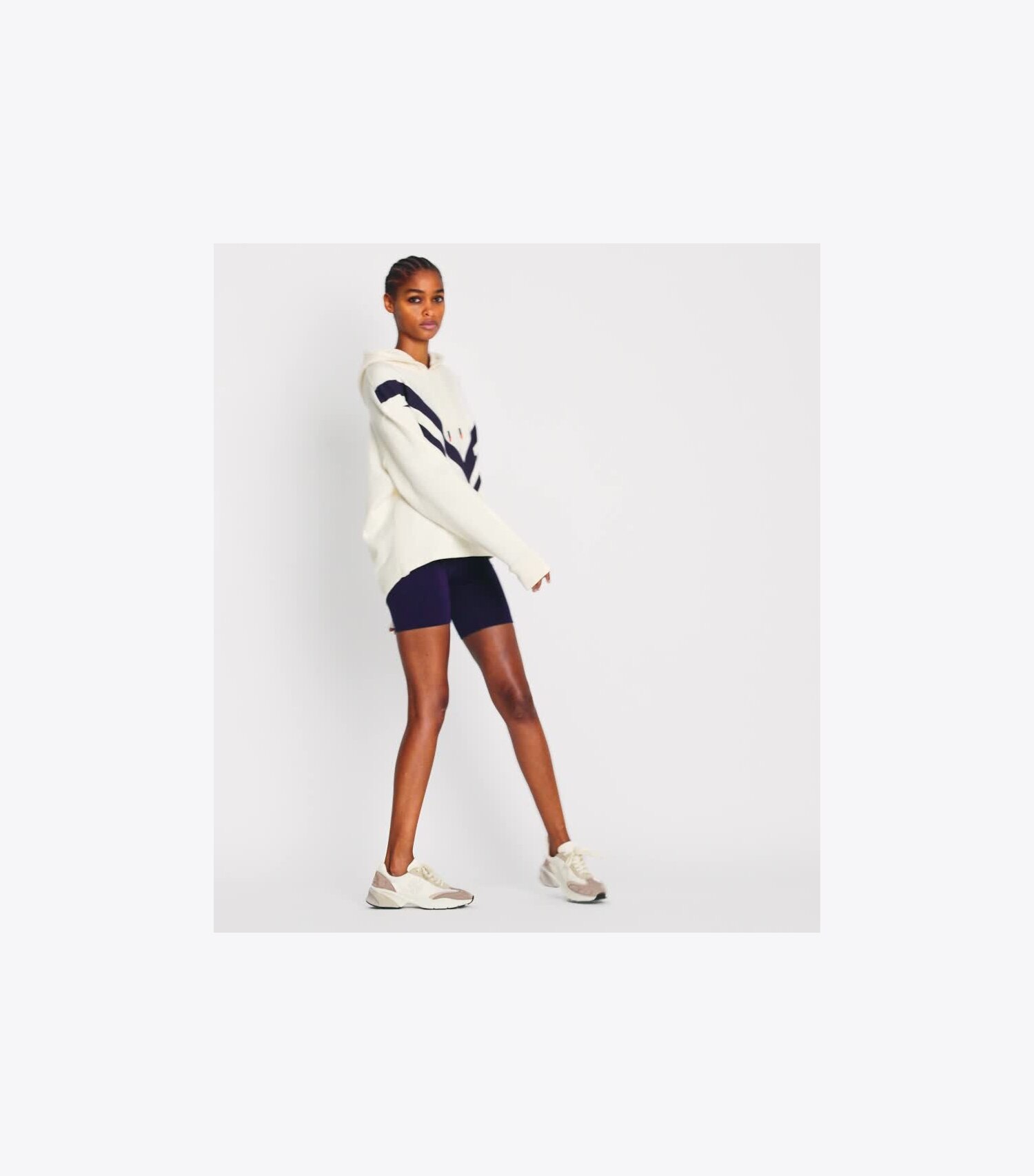 French Terry Chevron Hoodie