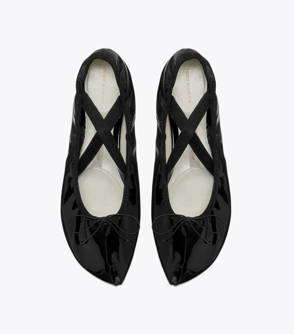 Peep-Toe Mary Jane Ballet
