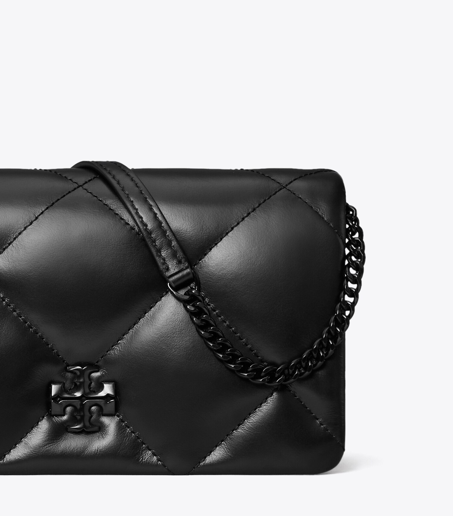 Kira Diamond Quilt Chain Wallet