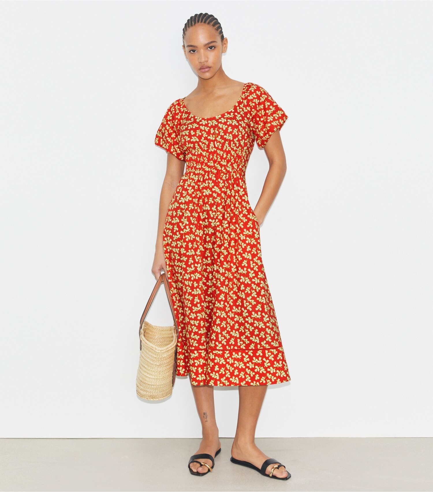 Scoop-Neck Dress