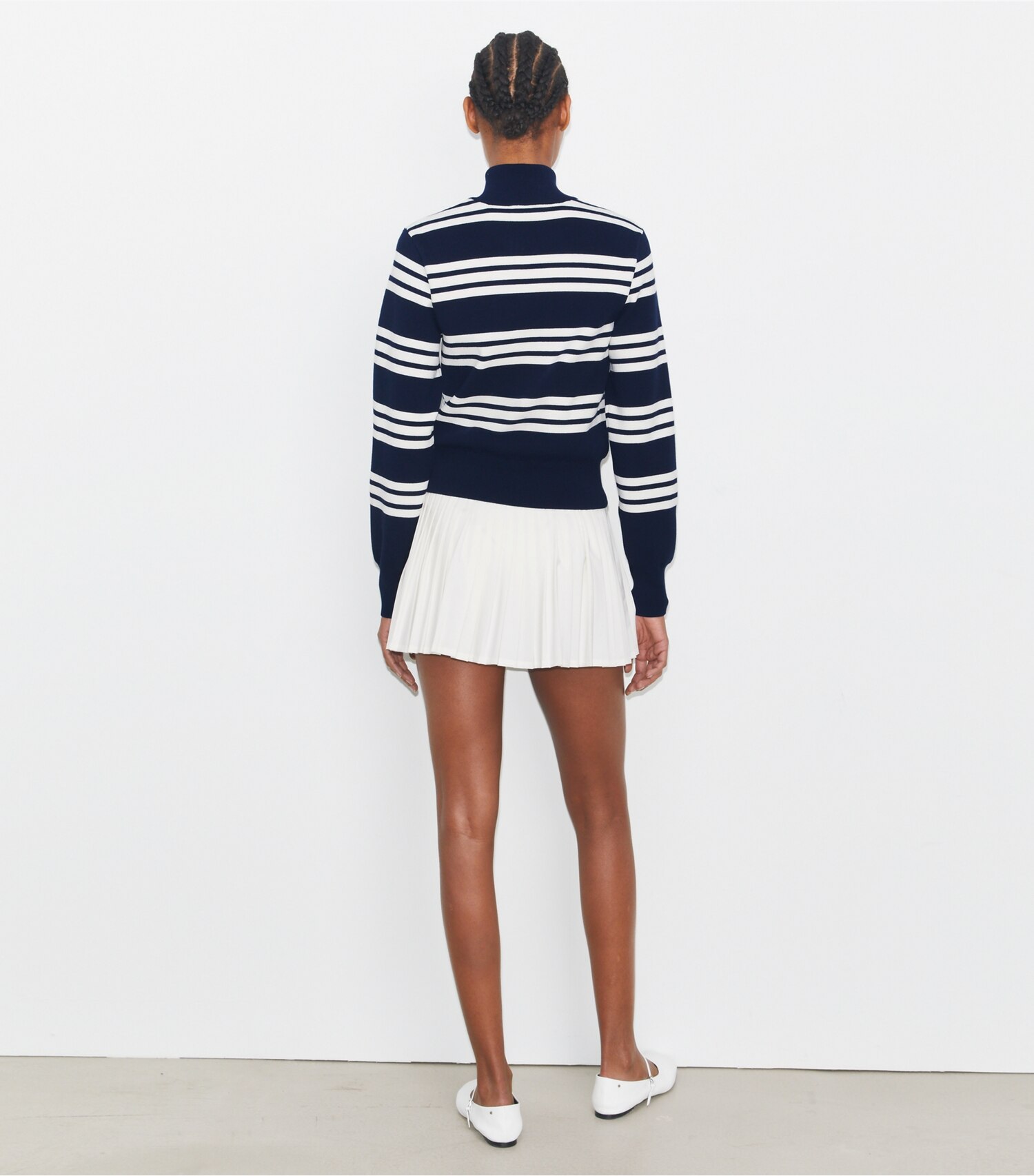 Striped Viscose Track Jacket