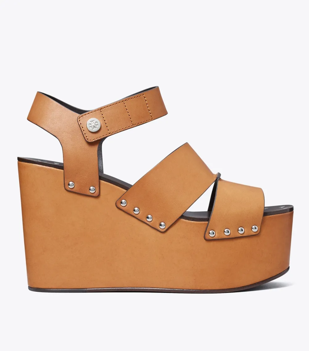 Studded Platform Wedge